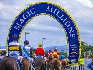 Magic Millions racing carnival at the Gold Coast Turf Club. Picture: Glenn Hunt