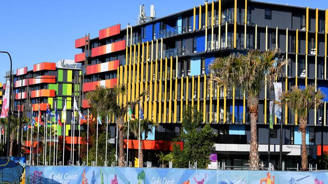 Gold Coast Commonwealth Games Athletes Village. (AAP Image/Dave Hunt)