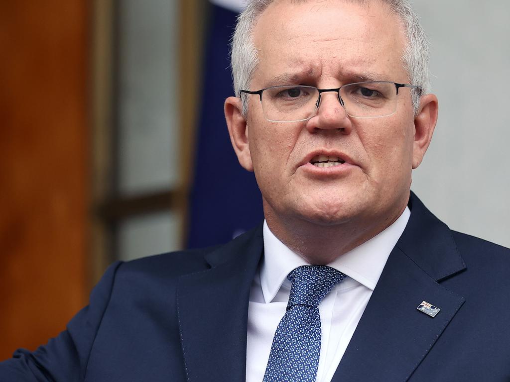 The Prime Minister Scott Morrison says ‘phony fights’ don’t help anyone. Picture: NCA NewsWire / Gary Ramage