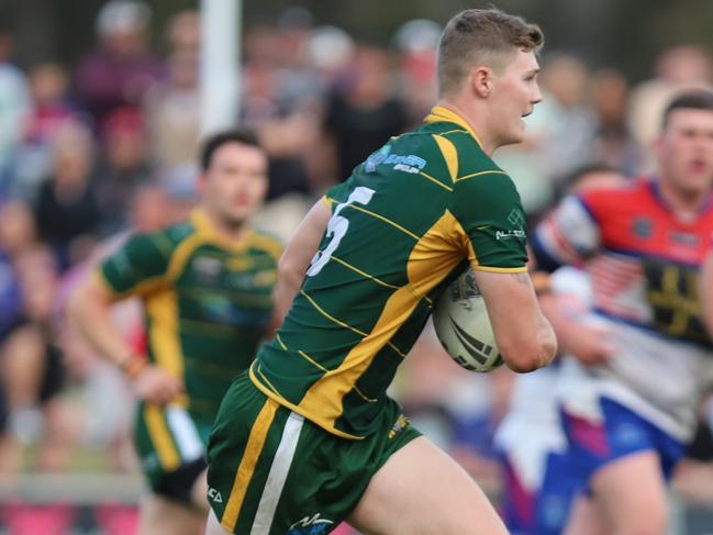 Windsor's Luke McDonald, Open Menâs Division 1, Penrith and District Junior Rugby League, grand final, Emu Plains v Windsor Wolves , 2023. Picture: Steve Montgomery