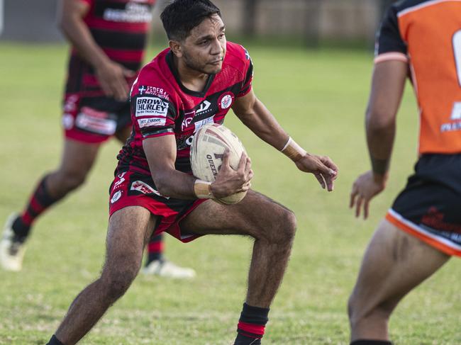 Alex Hinch of Valleys against Southern Suburbs in TRL A grade round 4 rugby league at John McDonald Sports Complex, Sunday, April 28, 2024. Picture: Kevin Farmer