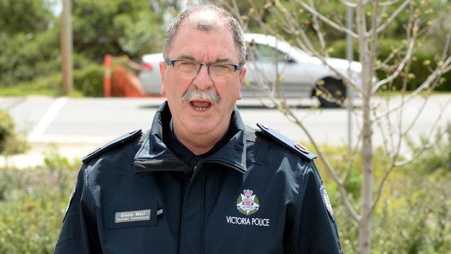 Assistant Commissioner Glenn Weir. Picture: Andrew Henshaw