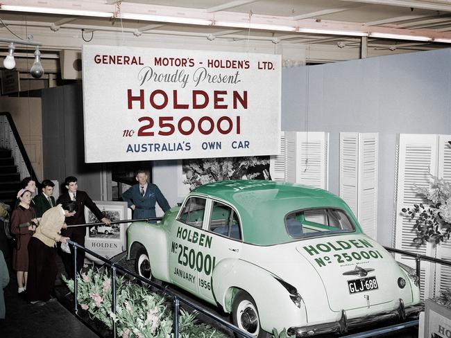 The FJ Holden motor car.