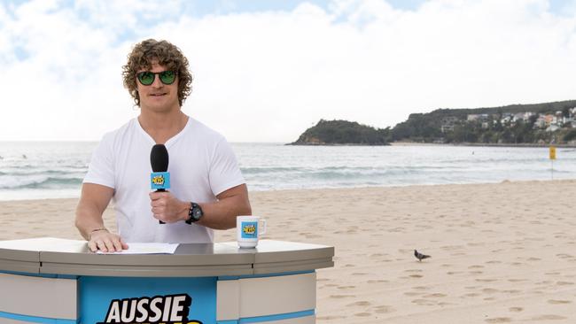 Nick Honey Badger Cummings at Manly beach