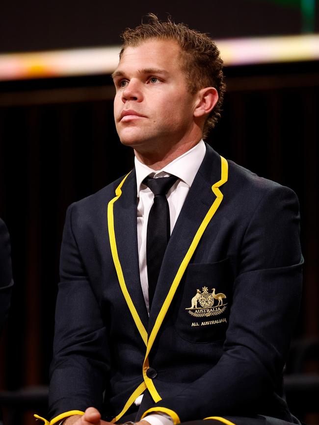 Houston was named in the All-Australian team on Thursday night. Picture: Michael Willson/AFL Photos via Getty Images