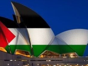 Mr Ykmour wants the sails of the Opera House lit up in the colours of the Palestinian flag. Picture: Rami Ykmour/Instagram