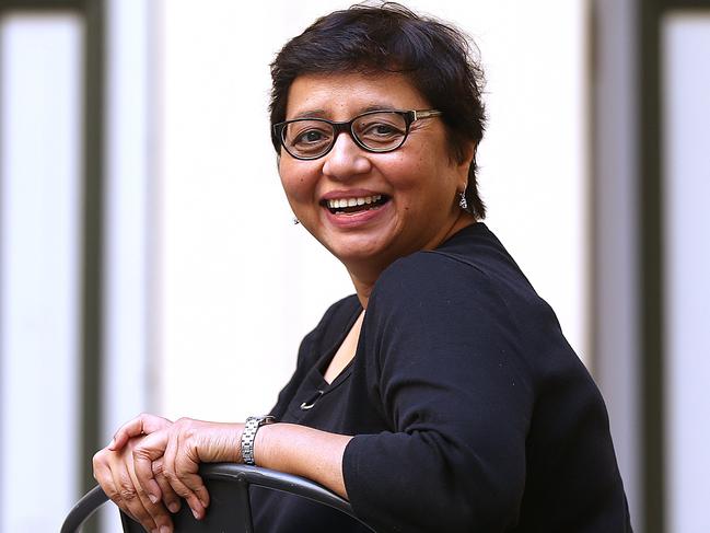 7/10/2019 : Charu Kokate world leading architect and designer behind the Marina Bay Sands and Jewel Changi Airport in Singapore, at her hotel in Brisbane. Lyndon Mechielsen/The Australian