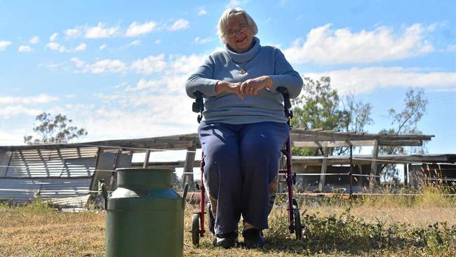 Peg Riley once owned a dairy farm at Bungeworgorai. Picture: Ellen Ransley