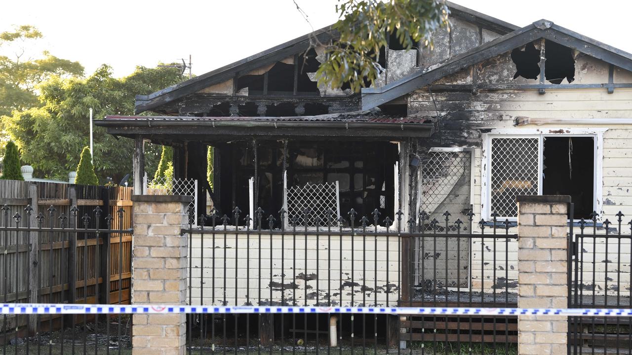 The worst of the fire was towards the front of the home. Picture: Kevin Farmer