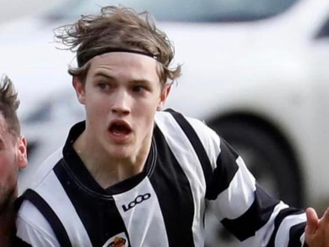 Poowong footballer, basketballer and apprentice glazier Noah Peacock, 19, died in a fatal crash in Jeetho on August 11, 2022. Picture: Facebook/Michelle Peacock