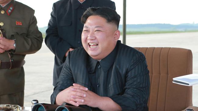 North Korea sparked global condemnation with another ballistic missile test last week. picture: KCNA/AP