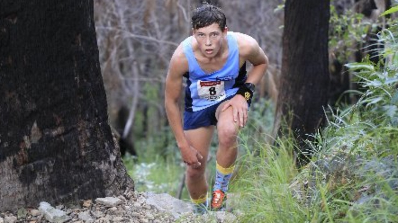 Hayden Wilde makes the steep climb up the Pomona King of the Mountain trail.