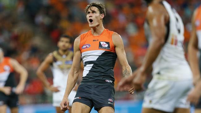 Rory Lobb monstered the Hawthorn defence on Saturday night.
