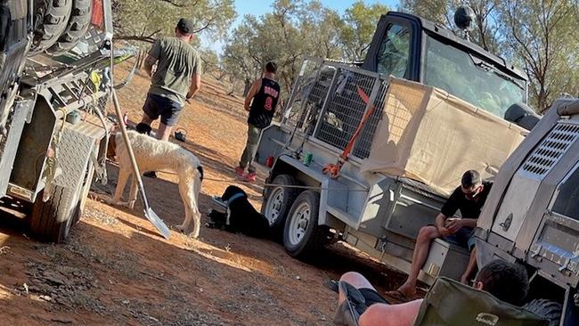 The final confirmed sighting of Jeremiah Rivers at a campsite near Wippo Creek in outback Queensland.