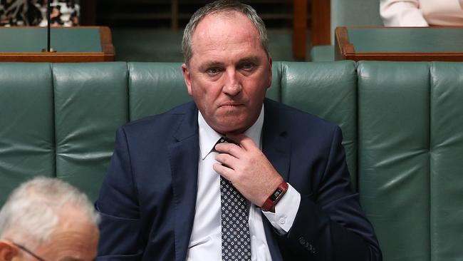 Barnaby Joyce is feeling the heat as political pressure grows for him to be removed as Deputy PM. Picture: Kym Smith