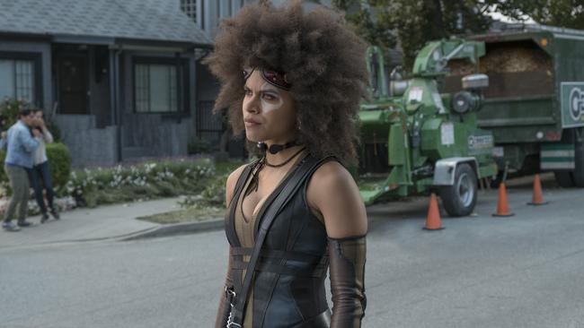 Zazie Beetz as Domino in Deadpool 2. Picture: 20th Century Fox