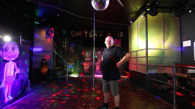 The dance floor has some stories ... Michael Dunford has been running the club since 2011. Picture: Glenn Hampson