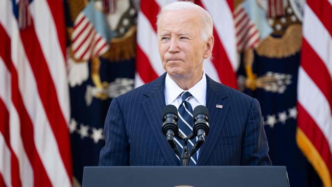 Joe Biden has been diagnosed with advanced prostate cancer. Picture: AFP.