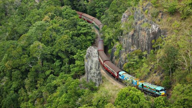 The Kuranda Train travels daily between Kuranda and Cairns daily.