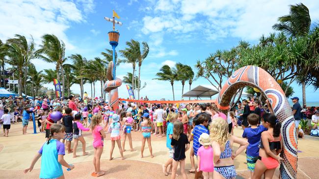 Kids at the Keppel Kraken in Yeppoon. Rachael Conaghan/ The Morning Bulletin