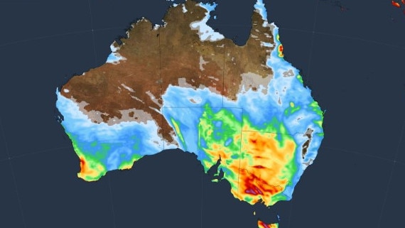 The heaviest rain this week could be around south western WA and southern Australia including inland NSW and Victoria. Picture: Weatherzone.