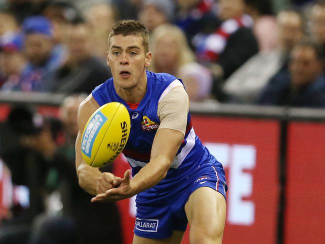 Western Bulldogs midfielder Josh Dunkley in 2018.