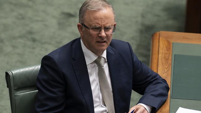 If Scott Morrison made Labor answer questions on nuclear, Anthony Albanese would be out of touch with half his party. Picture: NCA NewsWire / Martin Ollman