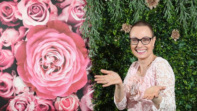 ABC breakfast presenter Nicole Dyer, is the ambassador for the turf club's Pink Ribbon Cup Race Day. Nicole was diagnosed with aggressive breast cancer in February and has now completed chemo and surgery and the prognosis is great. Picture Glenn Hampson