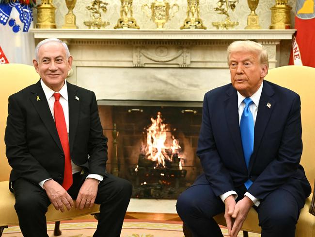 Israeli Prime Minister Benjamin Netanyahu has commended US President Donald Trump’s ‘bold vision’ for the future of the Gaza Strip. Picture: Andrew Caballero-Reynolds/AFP