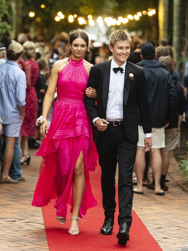 Grace Vanzella and Hugo Lynch at Fairholme College formal, Wednesday, March 29, 2023. Picture: Kevin Farmer