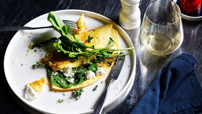 20 omelettes: Upgrade your go-to omelette for this goat's cheese version from Andrew McConnell.