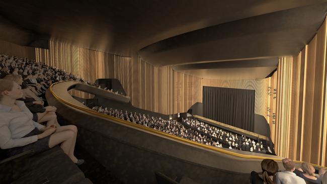 Atrium Balcony of the new western Sydney theatre.