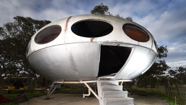 Futuro House at the University of Canberra.