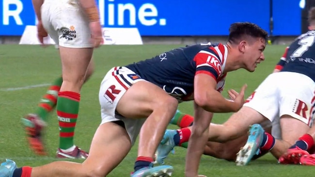 Joey Manu knew immediately. Photo: Fox Sports