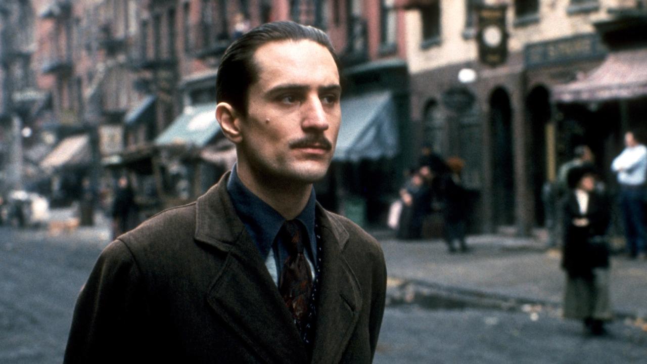 Actor Robert De Niro in a scene from The Godfather Part II.