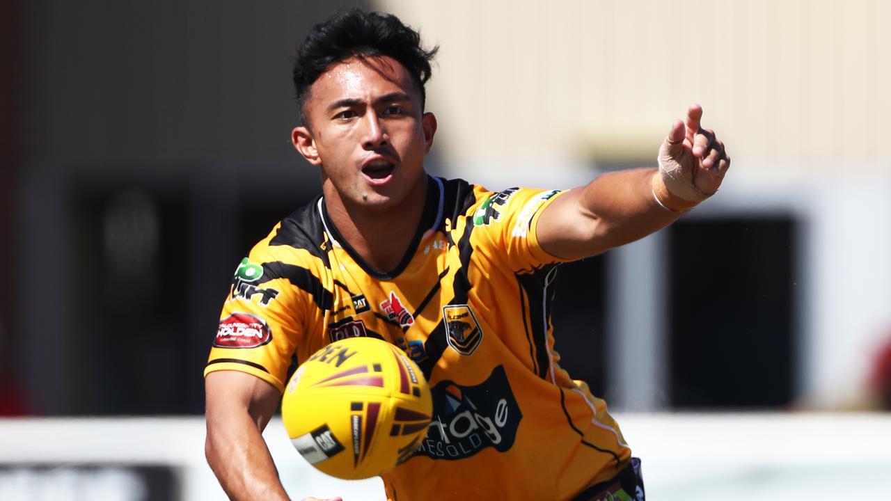 Sunshine Coast Falcons Colts player Mateus Chankay in action against the Burleigh Bears on Sunday, September 22.