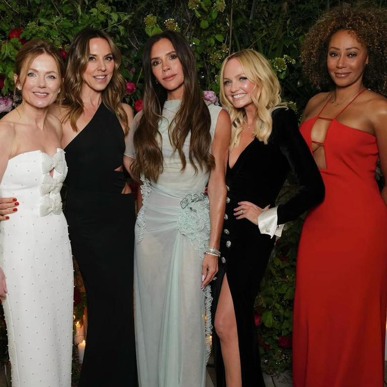 All five Spice Girls reunited for Posh’s 50th, shortly before Mel C jetted down under.