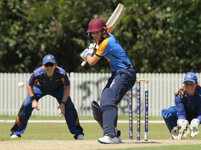 Gold Coast Dolphins batter Tara Wheeler. Picture: Mike Batterham