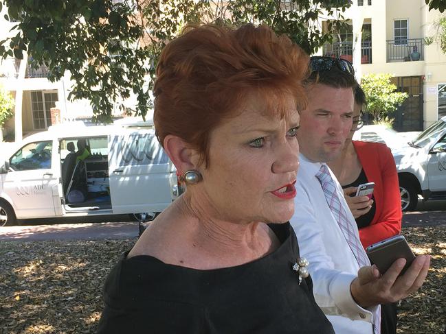 One Nation leader Senator Pauline Hanson. Picture: AAP