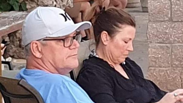 Scott Morrison and wife Jenny were snapped on their Hawaiian holiday earlier this week. Picture: supplied/Twitter