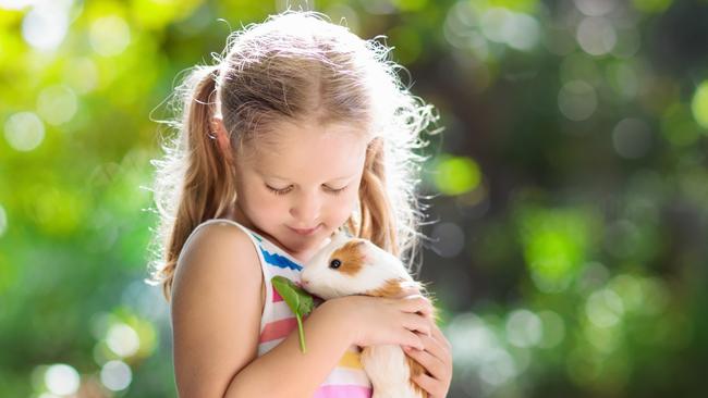 Owning a pet has many health benefits for kids. Picture: iStock