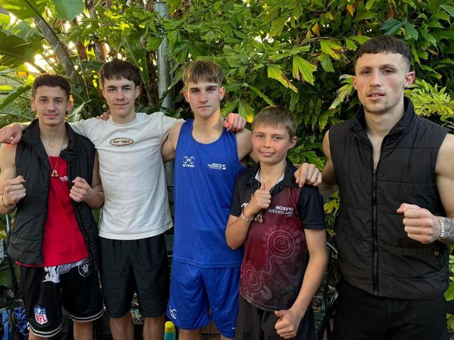 JJ, Corey, Judd, Beau and Seth at Golden Gloves