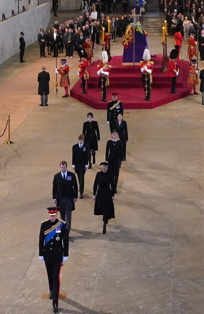 William led the procession out of Westminster. (Photo by Yui Mok-WPA Pool/Getty Images)