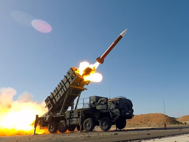 A patriot missile being fired by the US Army in 2017. Picture: Anthony Sweeney/US Army