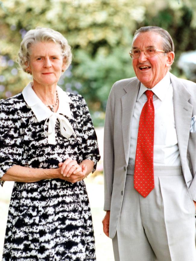 Diana and James Ramsay pictured at Government House. Picture: supplied