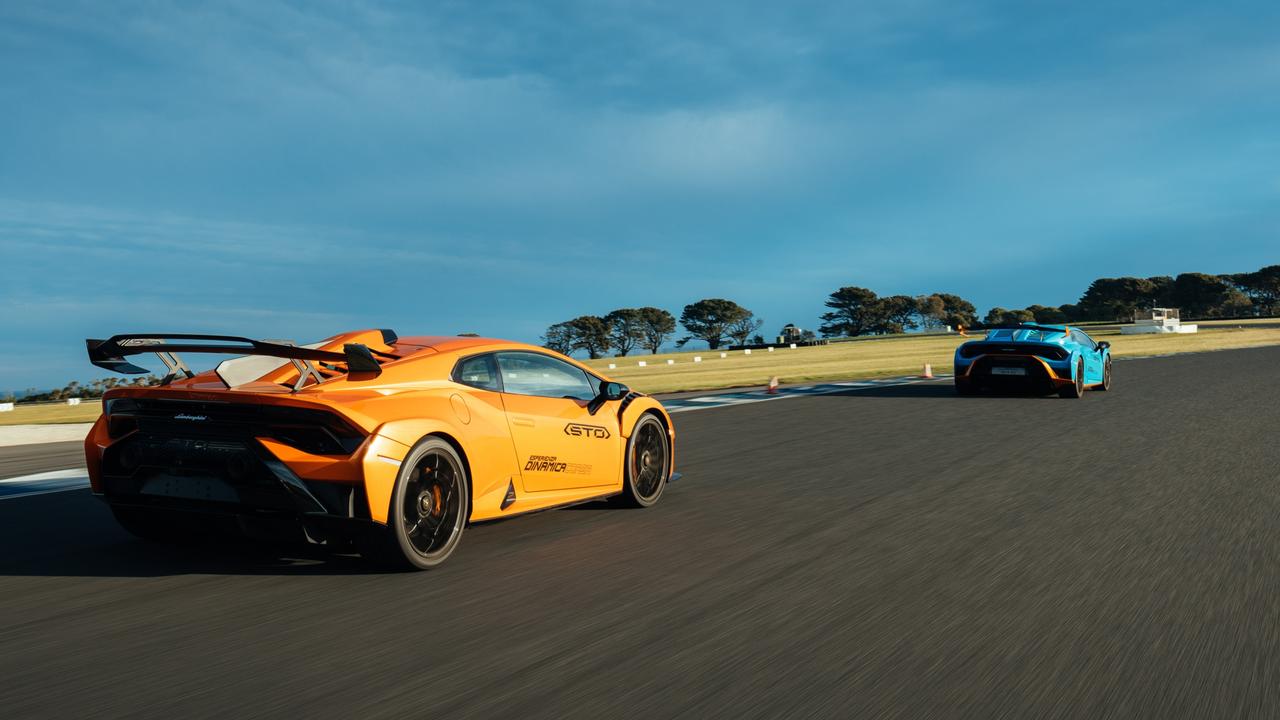 The V10-powered STO could be Lamborghini’s last non-hybrid supercar.