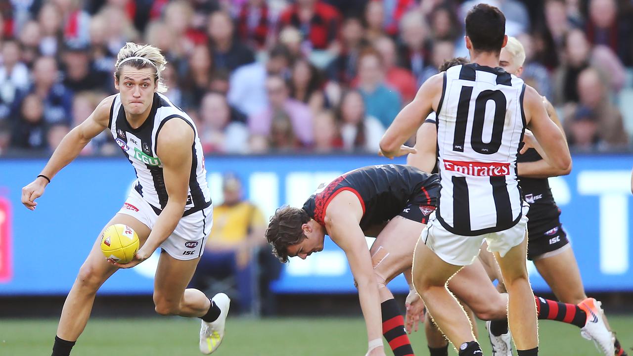 Darcy Moore is a huge fan of Joe Daniher. Picture: Getty Images 