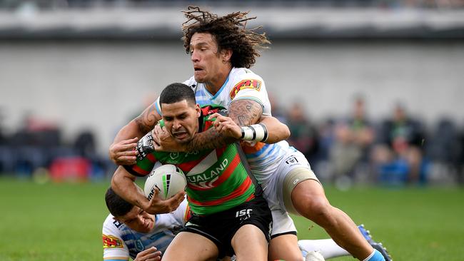 Cody Walker’s return from suspension made an immediate impact for the Rabbitohs. Picture: AAP.