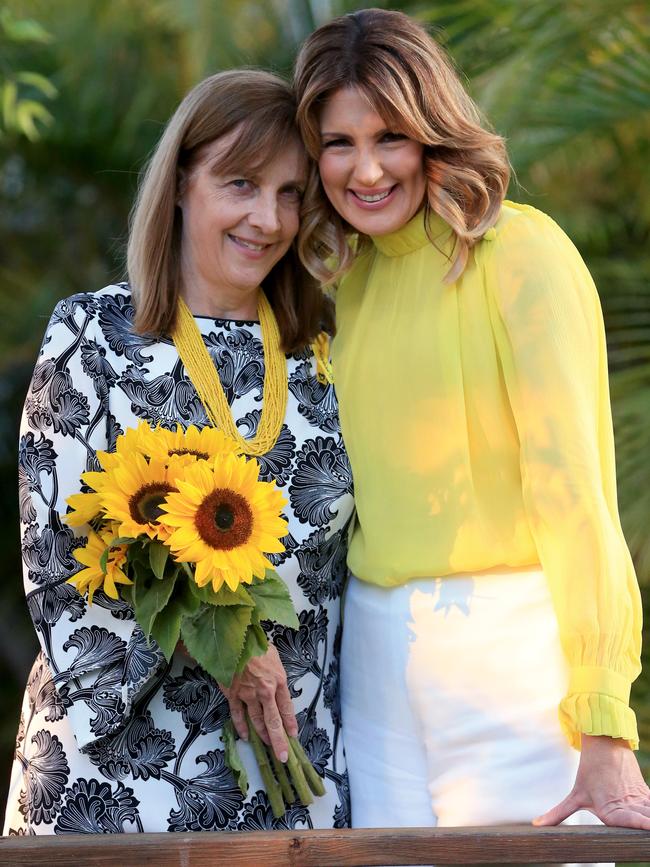 Allison Baden-Clay’s sister Vanessa Fowler (left) has been nominated by Seven News’ Sharyn Ghidella for a Pride of Australia award. Picture: Jamie Hanson