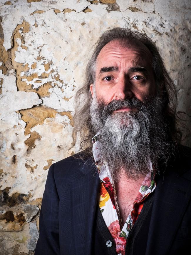 Warren Ellis in Hobart for Dark Mofo festival, June 2019. Picture: Chris Crerar